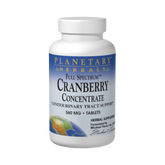 Planetary Herbals, Cranberry Concentrate, Full Spectrum, 90 Tablets